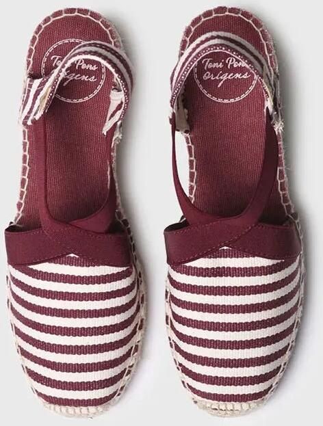 Toni Pons Espadrilles met sleehak in zeemansstijl TERRA-DD