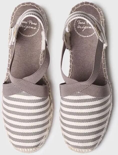 Toni Pons Espadrilles met sleehak in zeemansstijl TERRA-DD