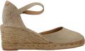 Toni Pons Espadrilles met sleehak van jute en gesp CALDES - Beige
