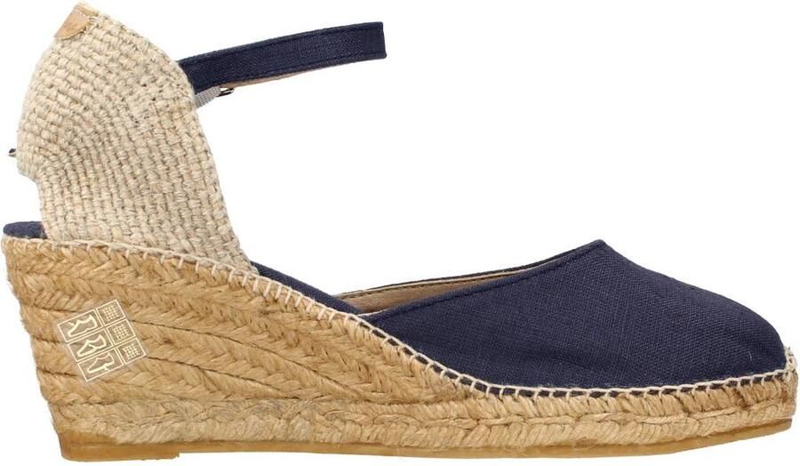 Toni Pons Espadrilles met sleehak van jute en gesp CALDES