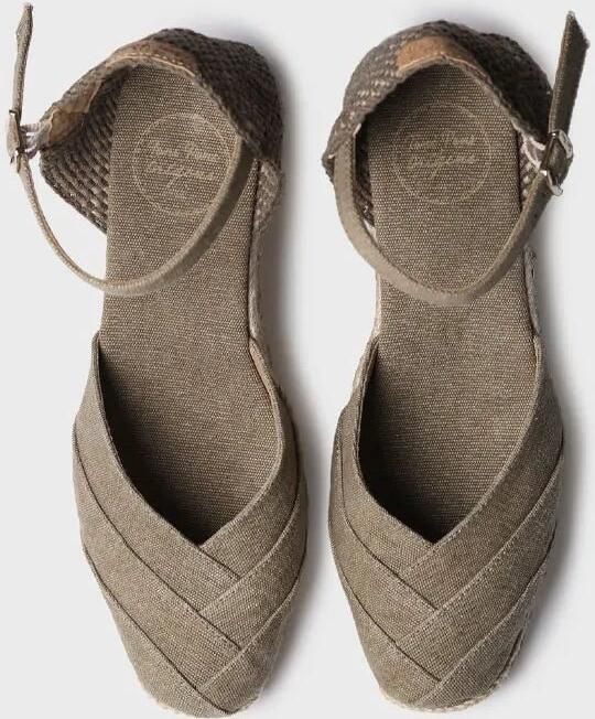 Toni Pons Espadrilles met sleehak voor dames van katoen canvas CLARA