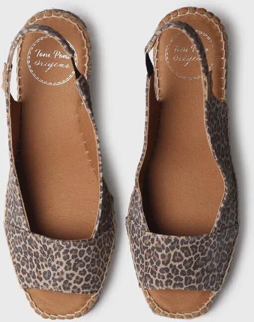 Toni Pons Espadrilles voor dames met dierenprint FLAVIA-LE