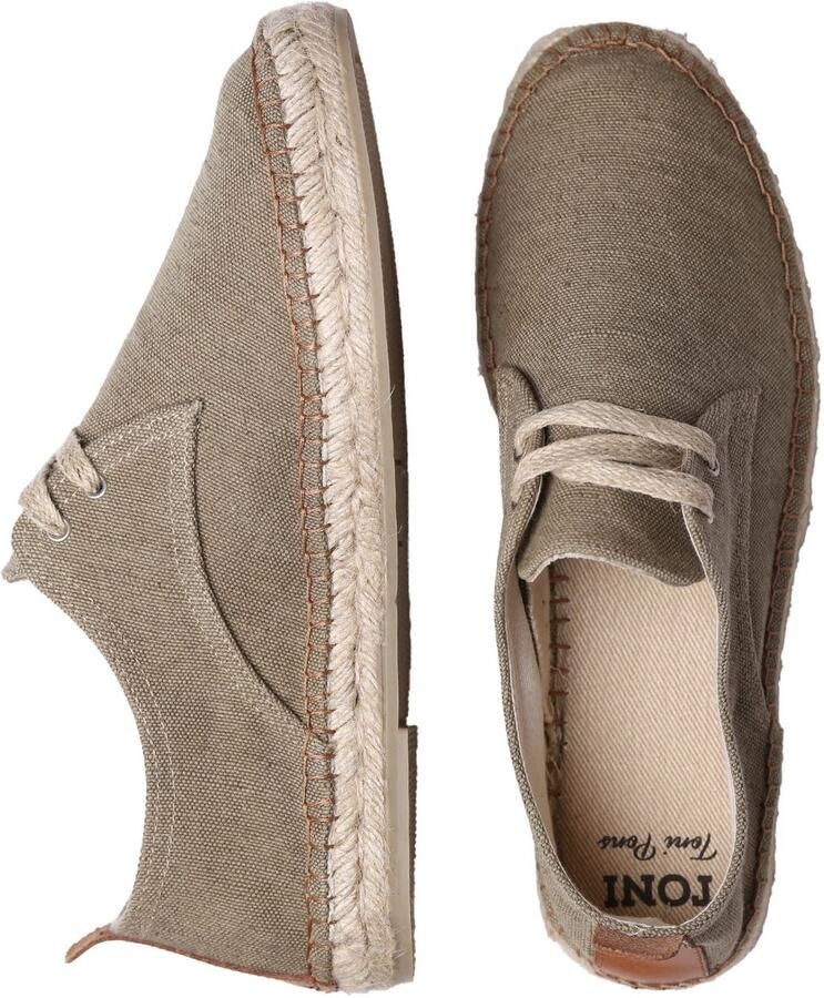 Toni Pons Espadrilles voor heren met veters DIXON