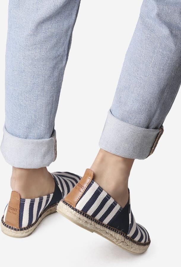 Toni Pons Espadrilles voor heren van gestreepte stof DUSTIN
