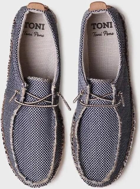 Toni Pons Espadrilles voor heren van mesh met veters OSCAR