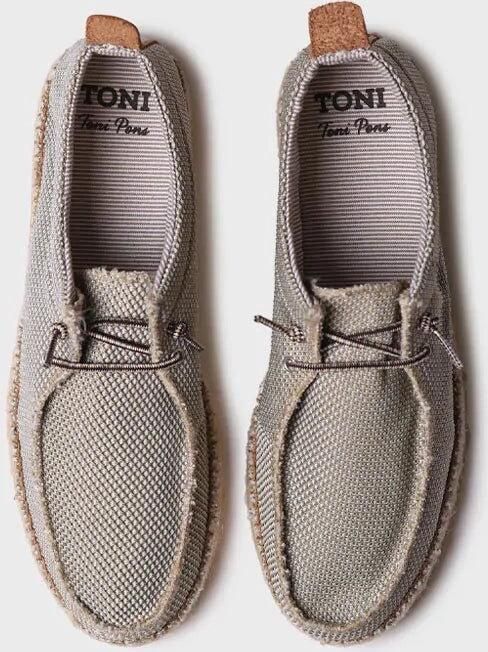 Toni Pons Espadrilles voor heren van mesh met veters OSCAR