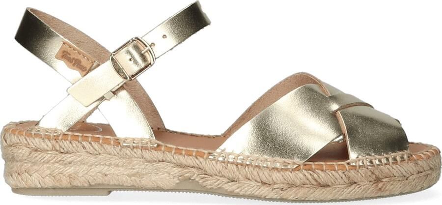 Toni Pons Esther Espadrille goud Leer Dames