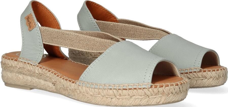 Toni Pons Etna Dames Espadrilles Cel Grijs Leer ETNAcel - Foto 4