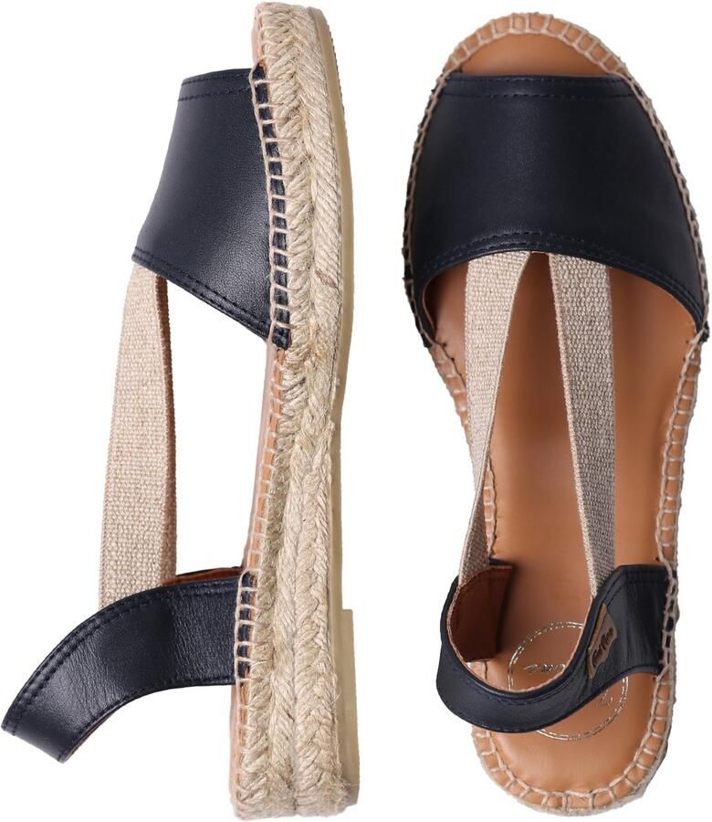 Toni Pons ETNA Platte leren sandaal met elastiek MARI