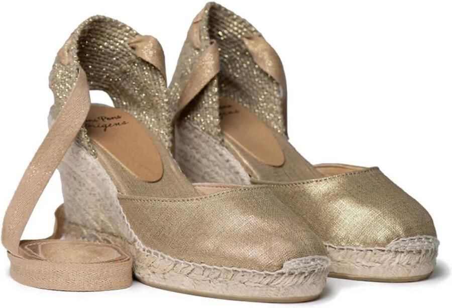 Toni Pons Florina Wedge Espadrilles Goud Vrouw