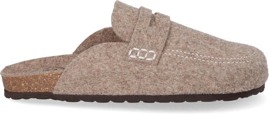 Toni Pons Genis Heren Pantoffels Gerecycled Vilt Taupe
