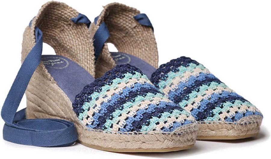 Toni Pons Georgina Wedge Espadrilles Blauw Vrouw