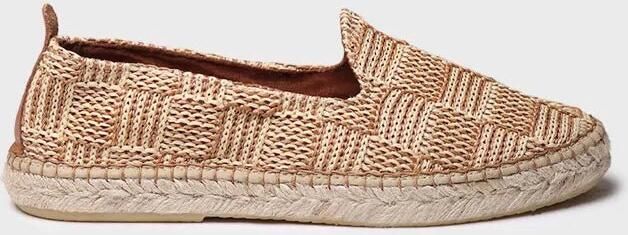 Toni Pons Gesloten espadrille van raffia voor heren met treklus aan de achterkant DARWIN