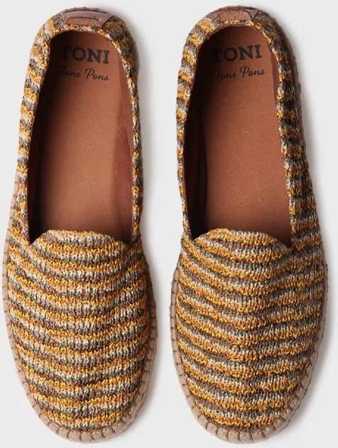 Toni Pons Gesloten espadrille van raffia voor heren met treklus aan de achterkant DARWIN