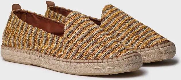 Toni Pons Gesloten espadrille van raffia voor heren met treklus aan de achterkant DARWIN