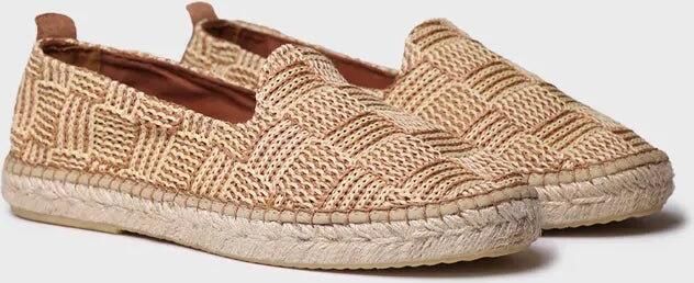 Toni Pons Gesloten espadrille van raffia voor heren met treklus aan de achterkant DARWIN
