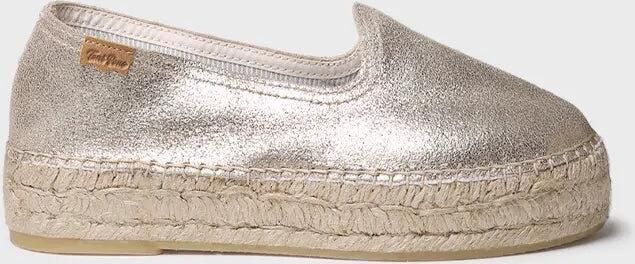 Toni Pons Gesloten espadrille voor dames van suède met jute zool KEIRA