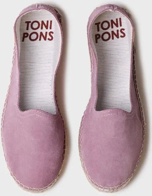 Toni Pons Gesloten espadrille voor dames van suède met jute zool KEIRA