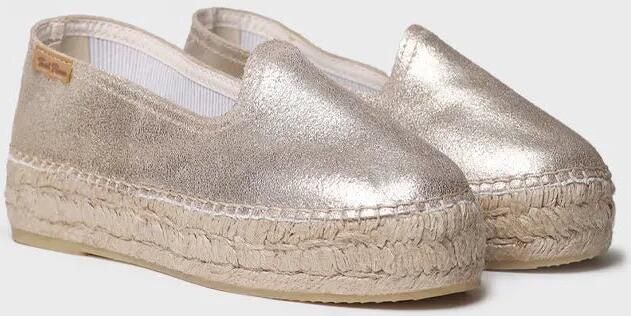 Toni Pons Gesloten espadrille voor dames van suède met jute zool KEIRA