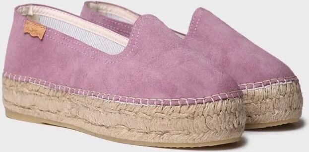 Toni Pons Gesloten espadrille voor dames van suède met jute zool KEIRA