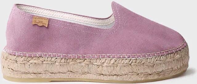 Toni Pons Gesloten espadrille voor dames van suède met jute zool KEIRA