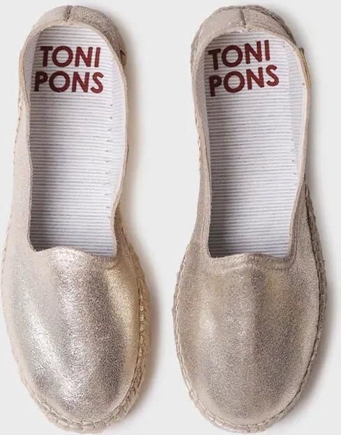 Toni Pons Gesloten espadrille voor dames van suède met jute zool KEIRA