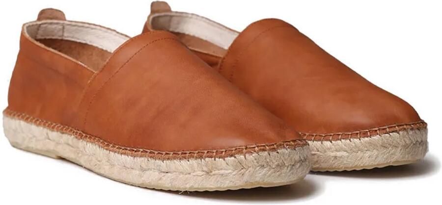 Toni Pons Gesloten espadrilles voor heren van leer met jutezool MINO