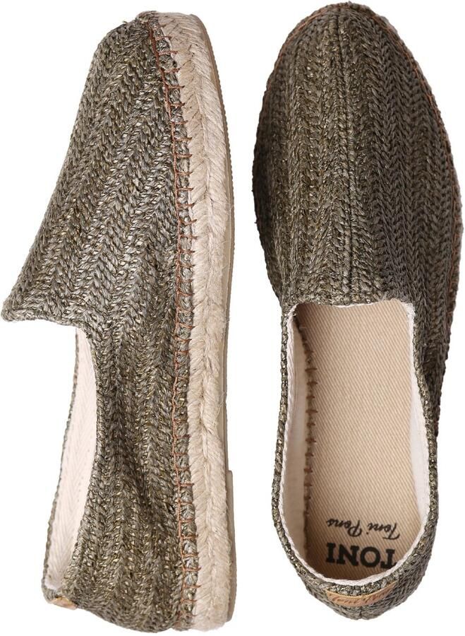 Toni Pons Gesloten espadrilles voor heren van raffia met jute zool DAMASC