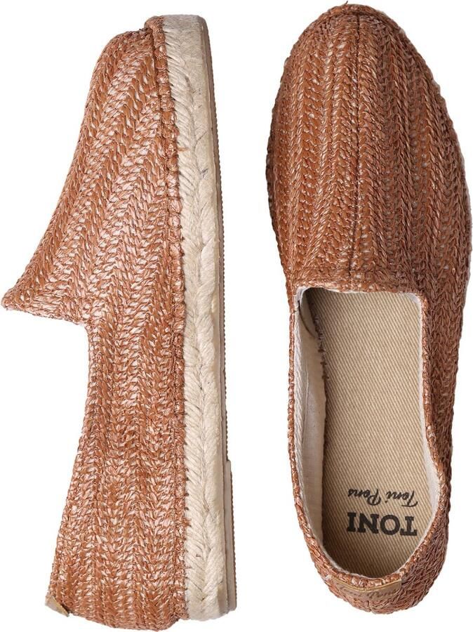 Toni Pons Gesloten espadrilles voor heren van raffia met jute zool DAMASC
