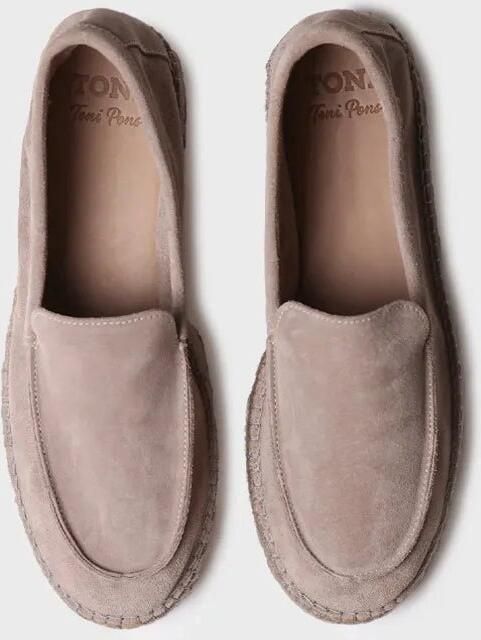 Toni Pons Gesloten espadrilles voor heren van suède met jute zool MAX