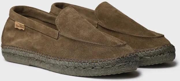 Toni Pons Gesloten espadrilles voor heren van suède met jute zool MAX