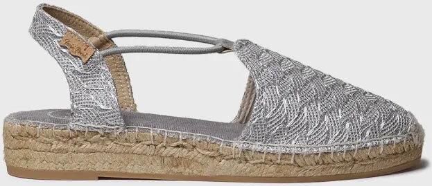 Toni Pons Glanzende platte espadrilles voor dames met elastiek NEREA-CG