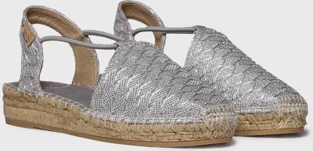 Toni Pons Glanzende platte espadrilles voor dames met elastiek NEREA-CG