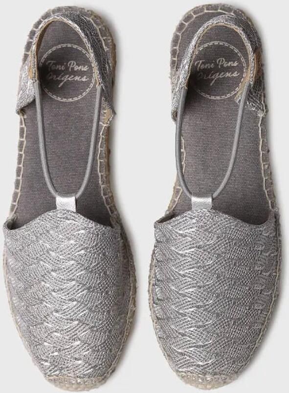 Toni Pons Glanzende platte espadrilles voor dames met elastiek NEREA-CG