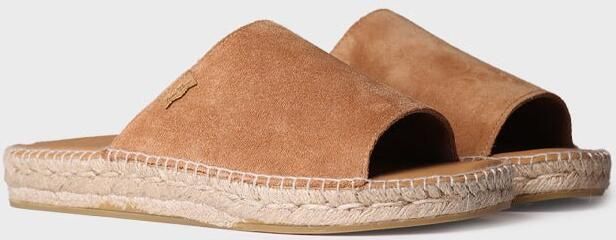 Toni Pons Herenespadrille met open tenen van suède BRU