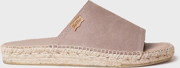 Toni Pons Herenespadrille met open tenen van suède BRU