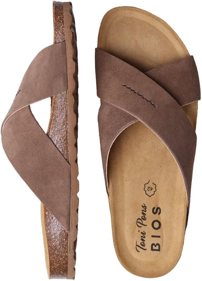 Toni Pons Herensandaal in BIO-stijl met gekruiste bandjes GOL-QT