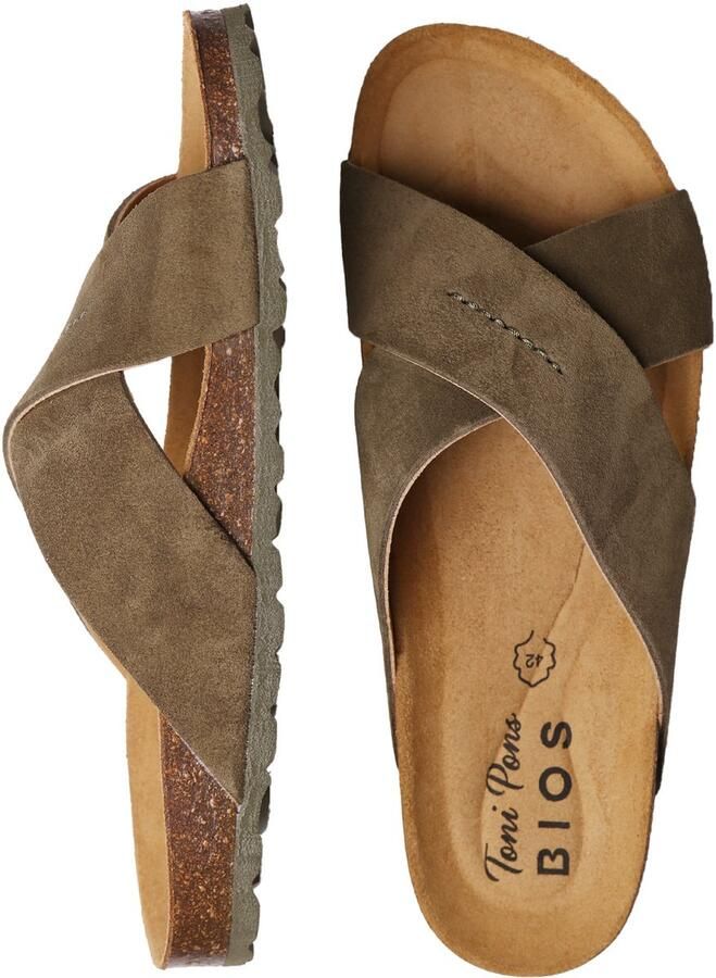 Toni Pons Herensandaal in BIO-stijl met gekruiste bandjes GOL-QT