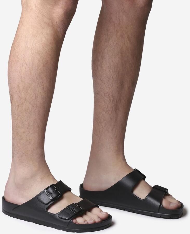 Toni Pons Herensandaal van biologisch rubber met gespen Fiji