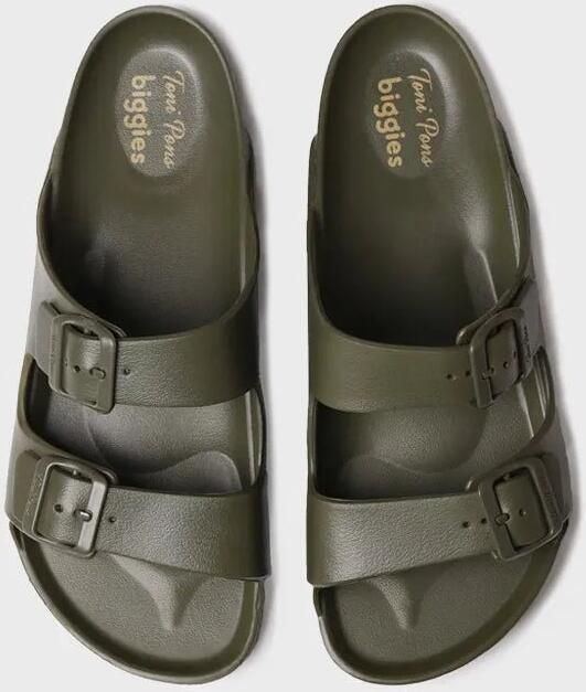 Toni Pons Herensandaal van biologisch rubber met gespen Fiji