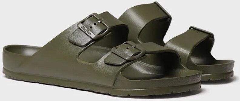 Toni Pons Herensandaal van biologisch rubber met gespen Fiji