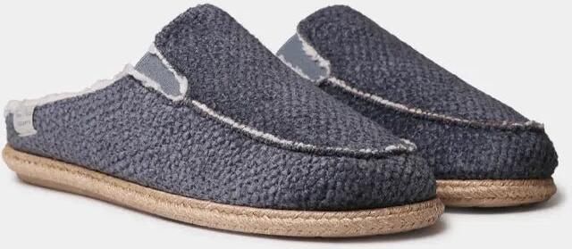 Toni Pons Herenslippers in klompstijl met jutezool NALEC