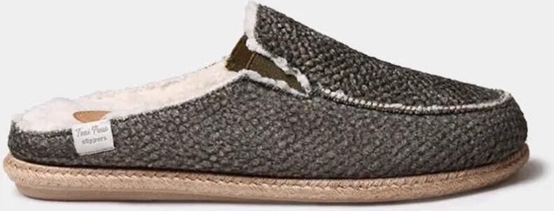 Toni Pons Herenslippers in klompstijl met jutezool NALEC