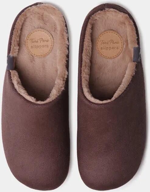 Toni Pons Herenslippers met open tenen van textiel NOTI-BD