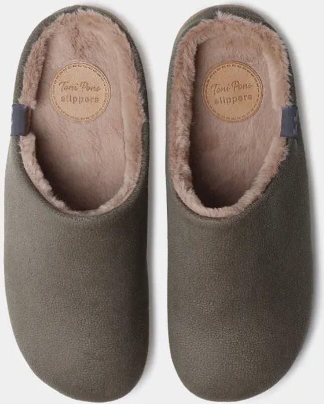 Toni Pons Herenslippers met open tenen van textiel NOTI-BD
