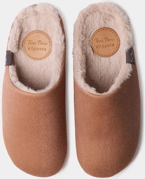 Toni Pons Huisslipper in klompvorm met binnenvoering voor dames MOSUL-BD