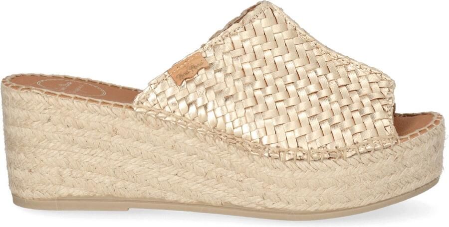 Toni Pons Isolda Dames Espadrilles Leer Plati