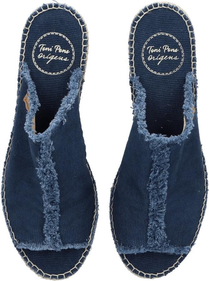 Toni Pons Itaca Dames Espadrilles Mari Blauw Textiel ITACAmari - Foto 3