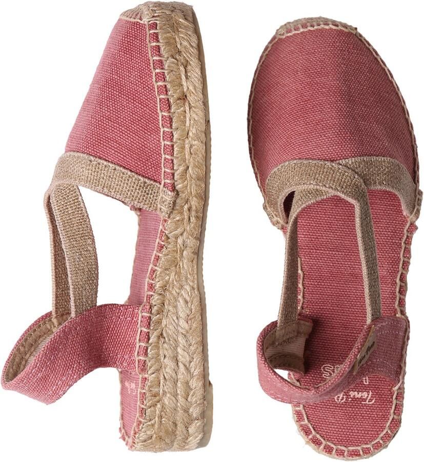 Toni Pons Kinderespadrille van stof met sleehak en elastiek EDITA-V