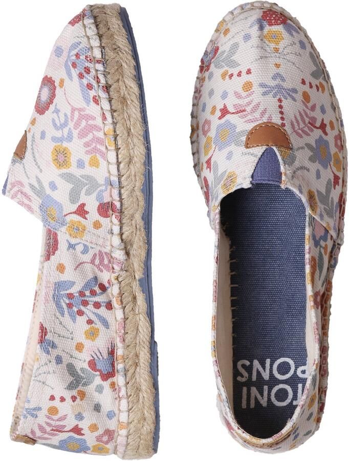 Toni Pons Klassieke unisex espadrille met print BLANES-TJ